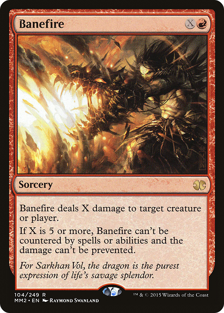 Banefire (MM2-104) - Modern Masters 2015