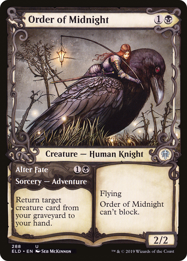 Order of Midnight // Alter Fate (ELD-288) - Throne of Eldraine: (Showcase)