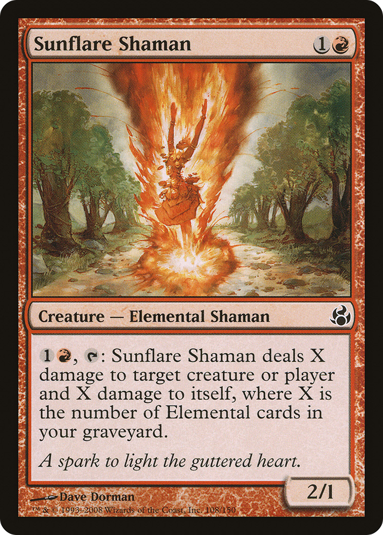 Sunflare Shaman (MOR-108) - Morningtide