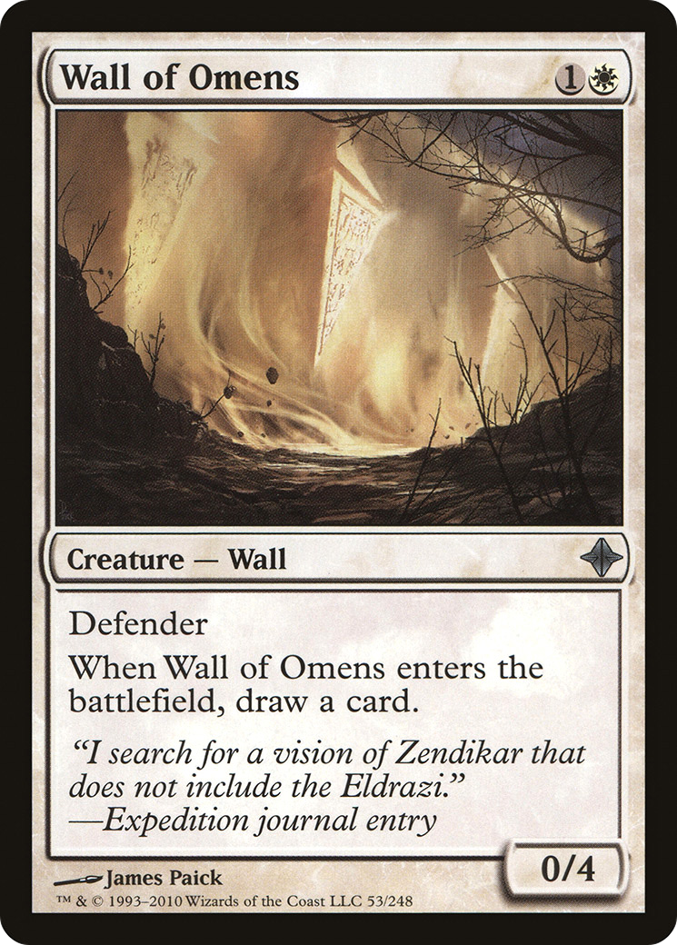 Wall of Omens (ROE-053) - Rise of the Eldrazi