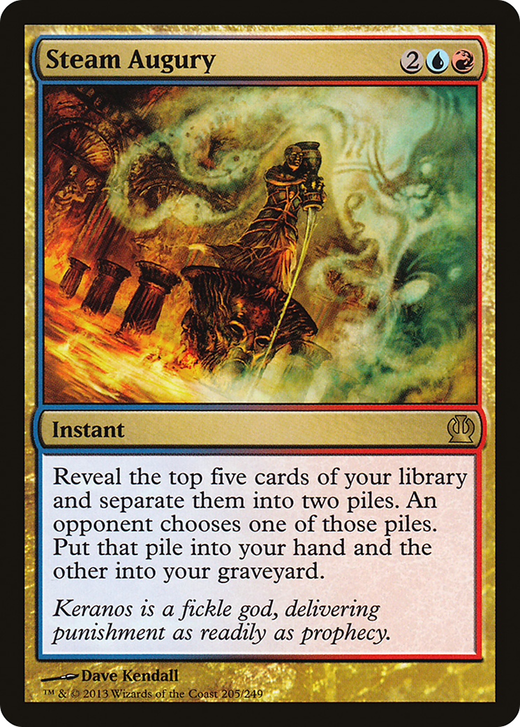 Steam Augury (THS-205) - Theros Foil