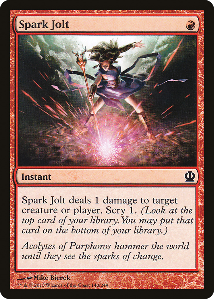 Spark Jolt (THS-140) - Theros Foil