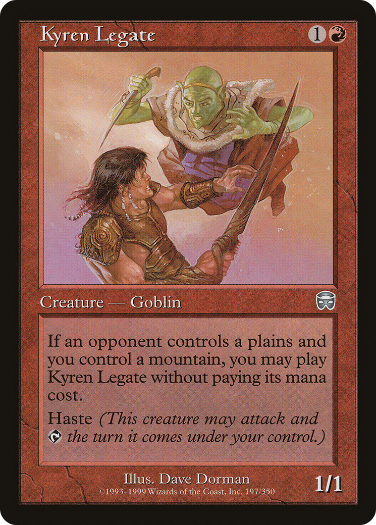 Kyren Legate (MMQ-197) - Mercadian Masques Foil