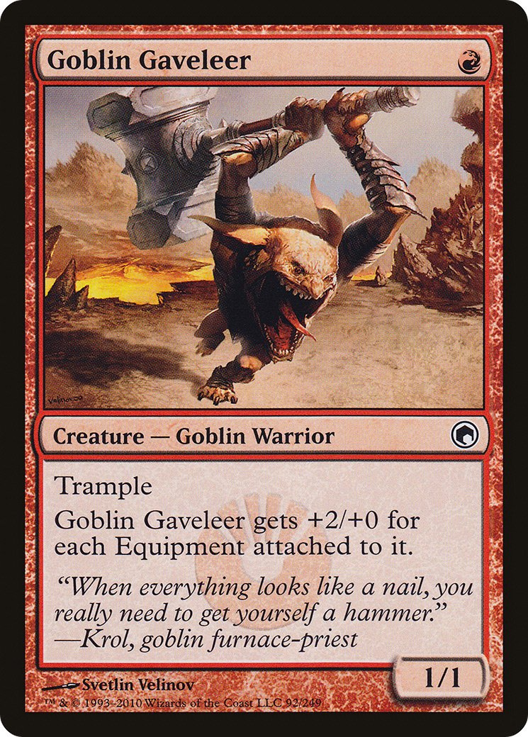 Goblin Gaveleer (SOM-092) - Scars of Mirrodin