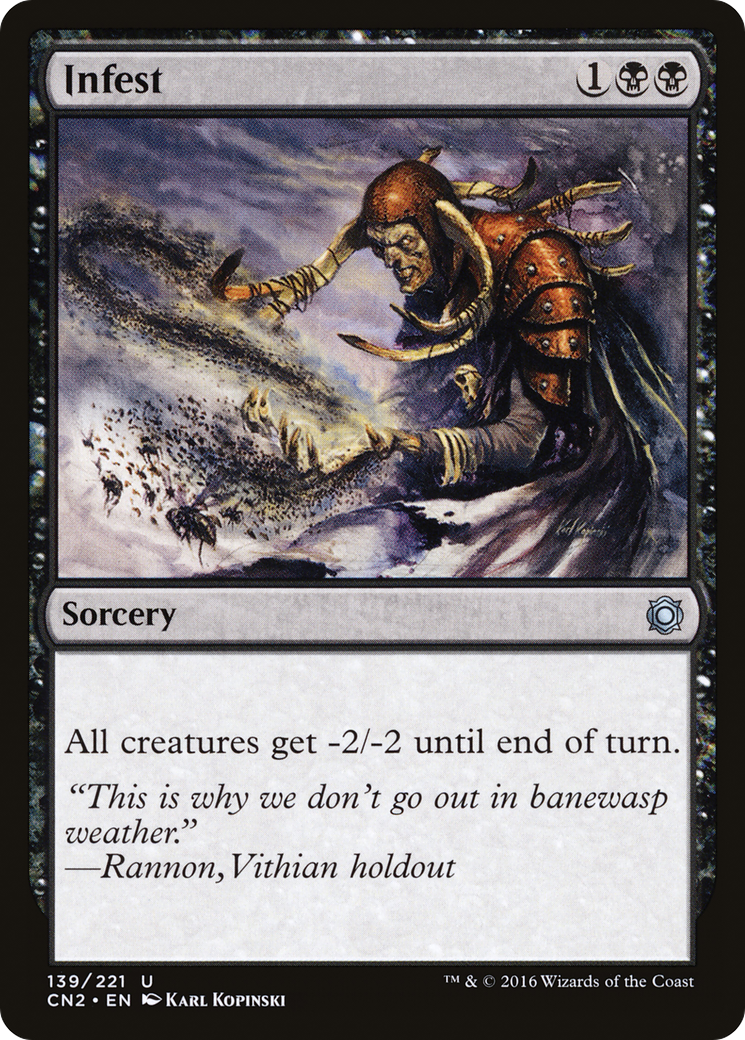 Infest (CN2-139) - Conspiracy: Take the Crown Foil