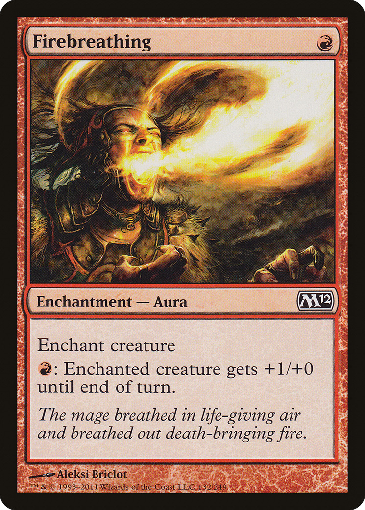 Firebreathing (M12-132) - Magic 2012 Foil