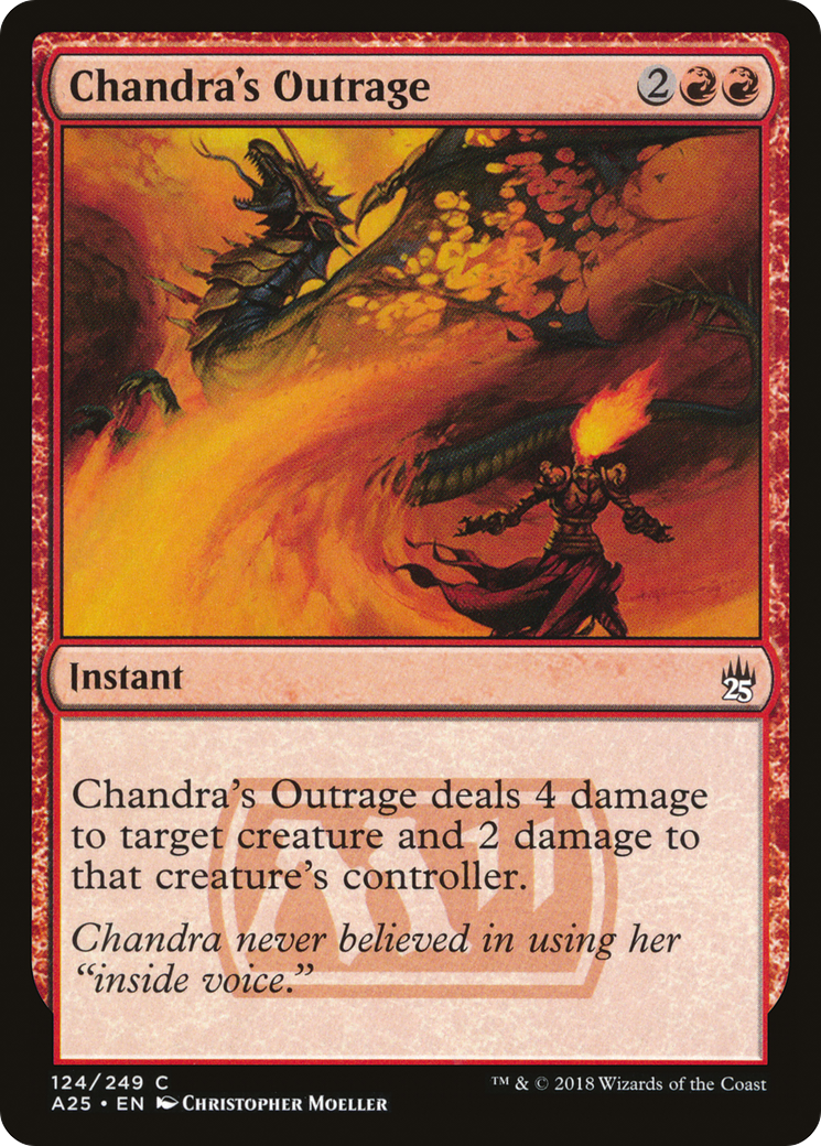 Chandra's Outrage (A25-124) - Masters 25 Foil