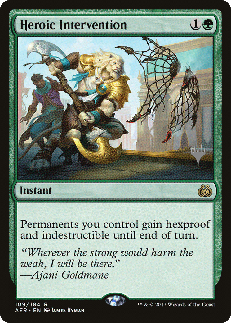 Heroic Intervention (PPTHB-109) - Aether Revolt Promos