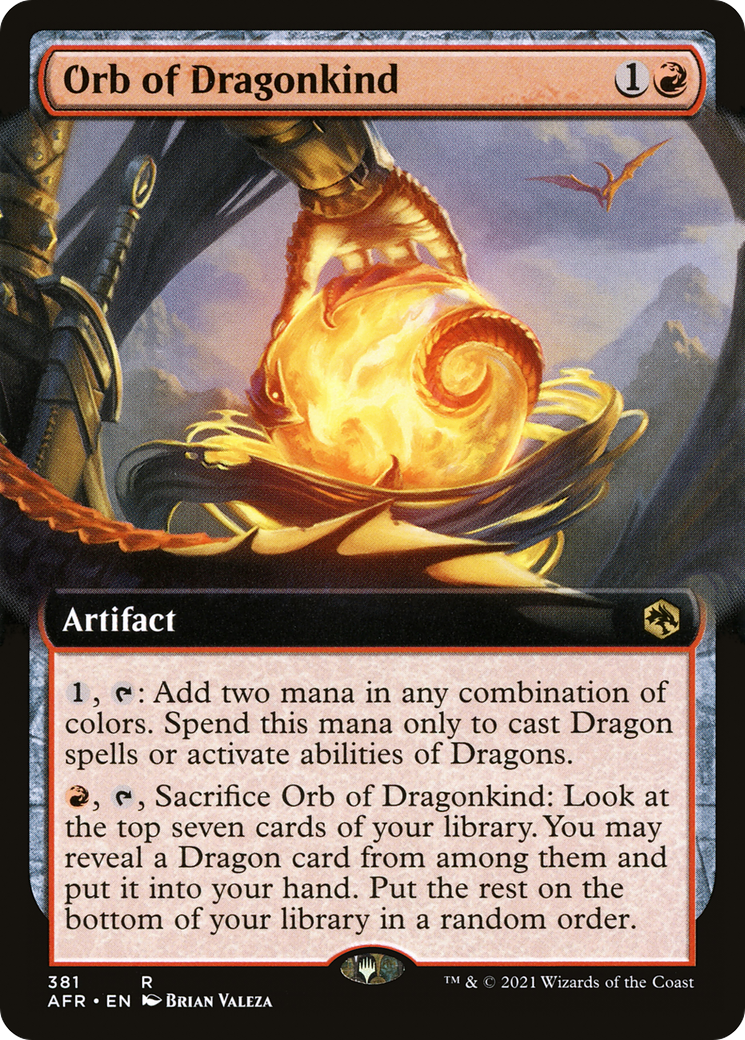 Orb of Dragonkind (AFR-381) - Adventures in the Forgotten Realms: (Extended Art) Foil