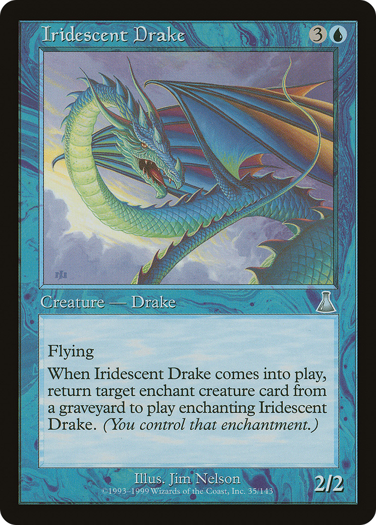 Iridescent Drake (UDS-035) - Urza's Destiny Foil