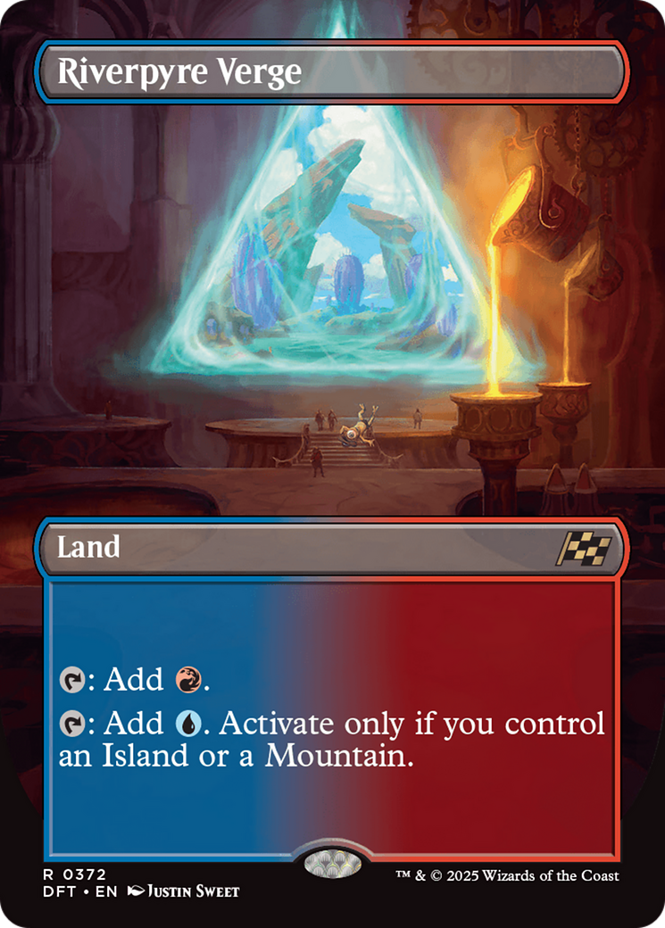 Riverpyre Verge (DFT-372) - Aetherdrift (Borderless) Foil