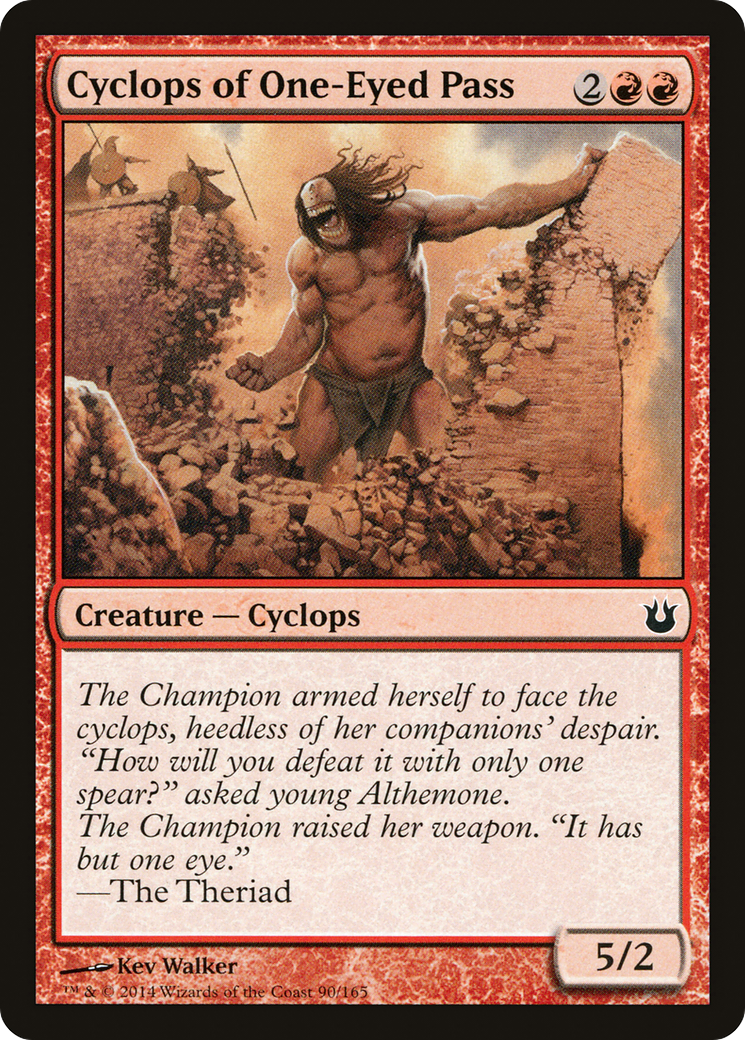 Cyclops of One-Eyed Pass (BNG-090) - Born of the Gods Foil