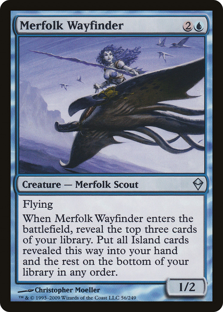 Merfolk Wayfinder (ZEN-056) - Zendikar Foil