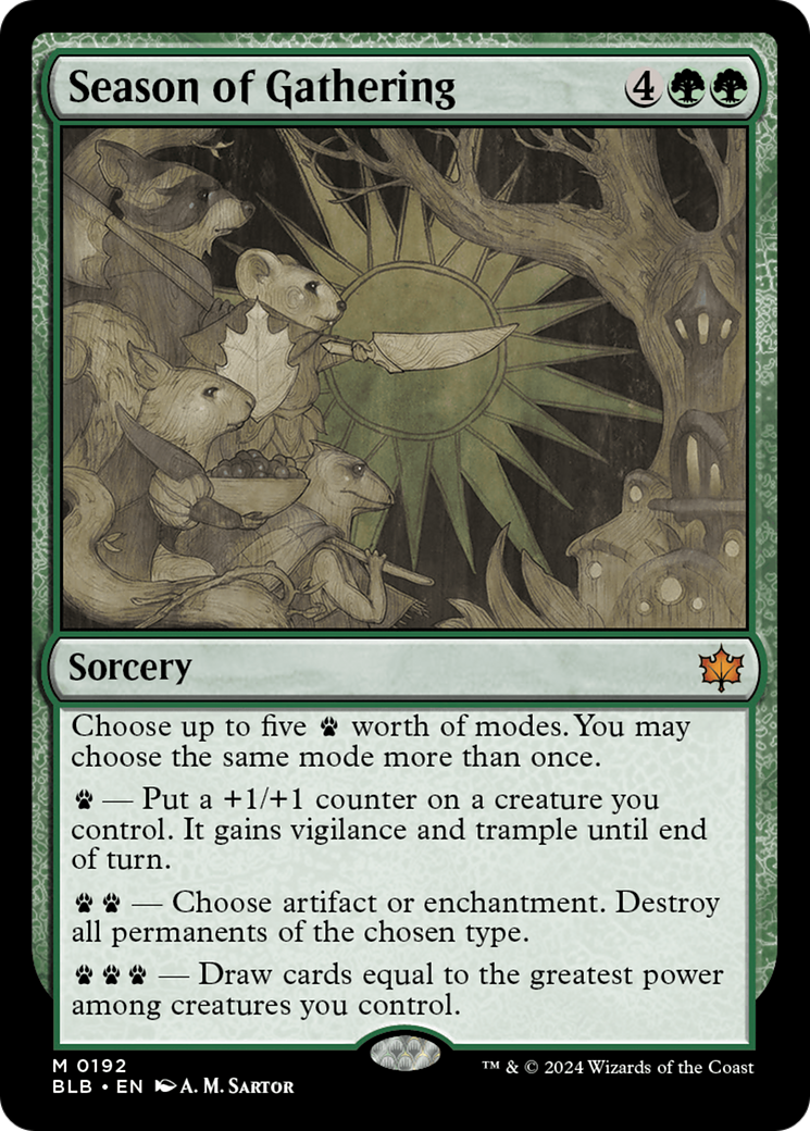 Season of Gathering (BLB-192) - Bloomburrow
