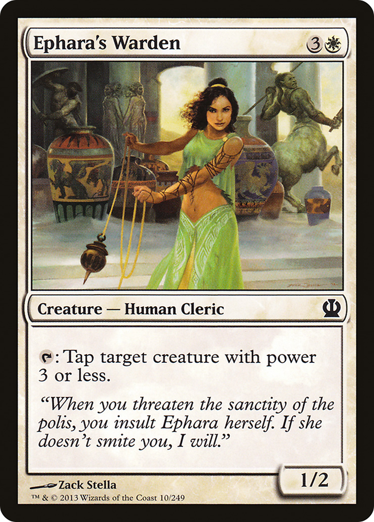 Ephara's Warden (THS-010) - Theros Foil