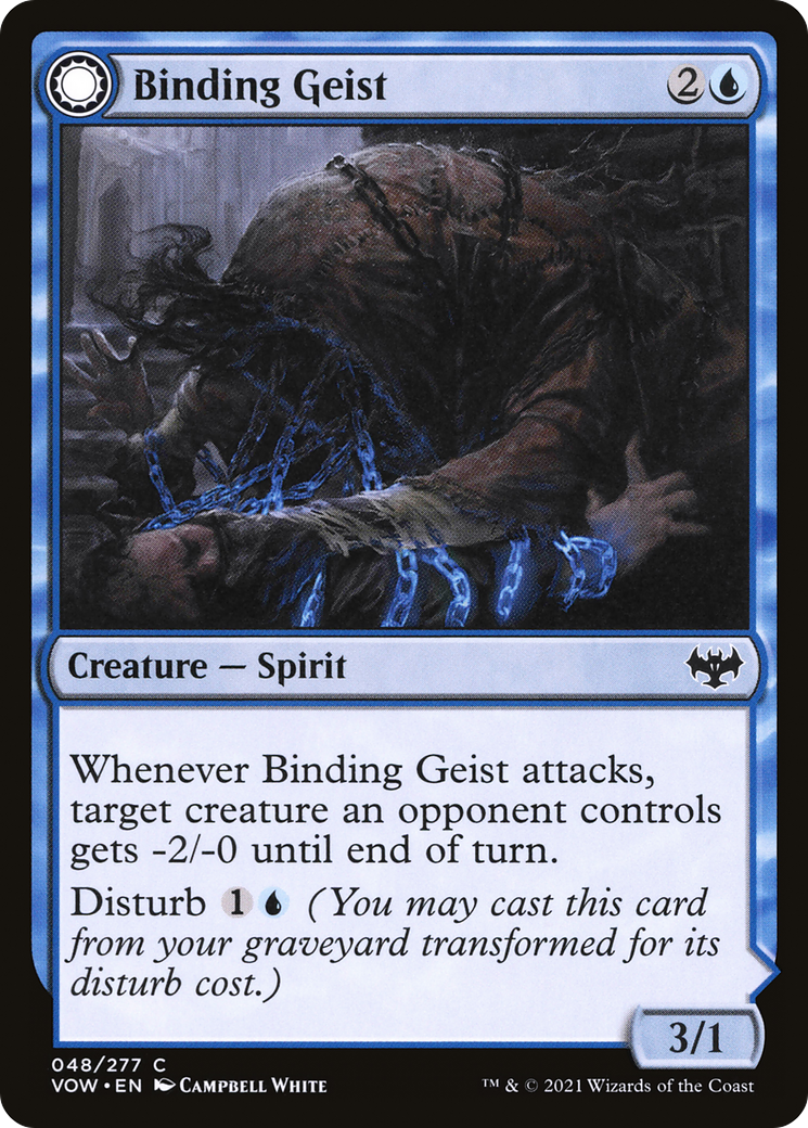 Binding Geist // Spectral Binding (VOW-048) - Innistrad: Crimson Vow: (Double Faced Transform)