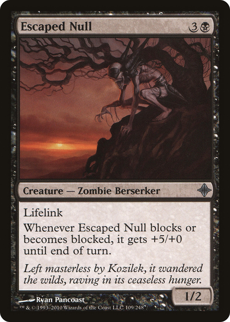 Escaped Null (ROE-109) - Rise of the Eldrazi Foil
