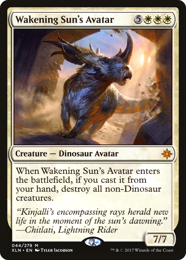 Wakening Sun's Avatar (XLN-044) - Ixalan Foil