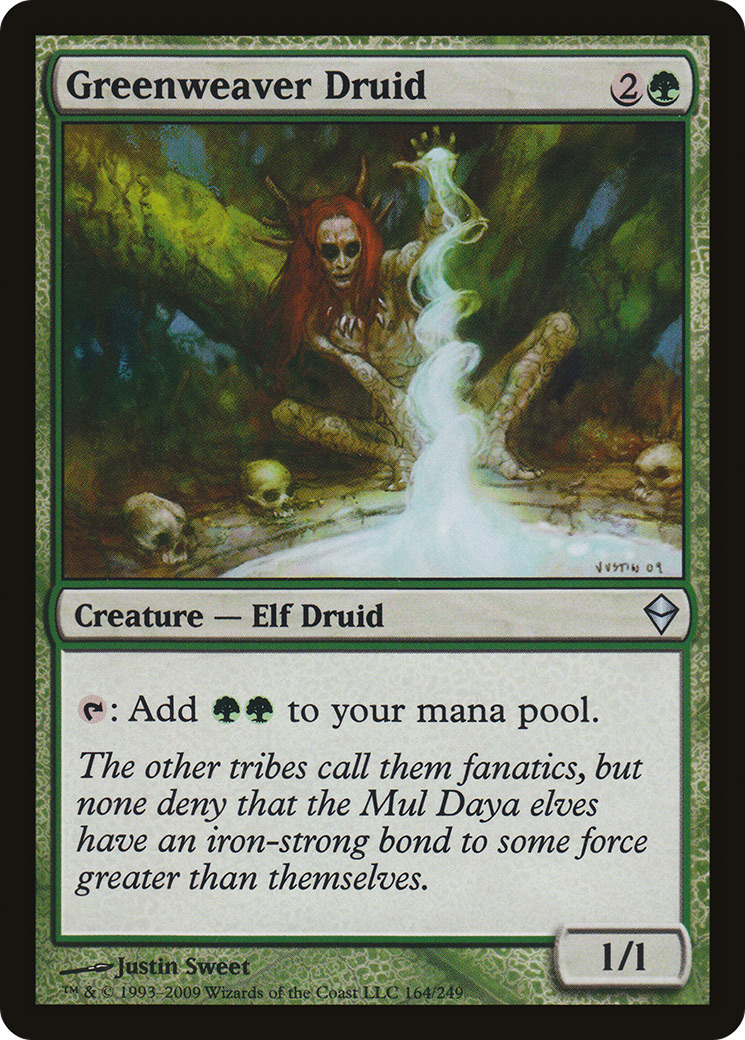 Greenweaver Druid (ZEN-164) - Zendikar