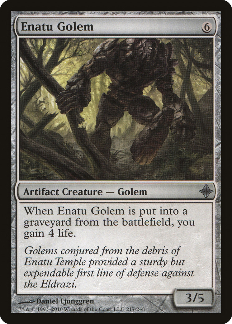 Enatu Golem (ROE-217) - Rise of the Eldrazi Foil
