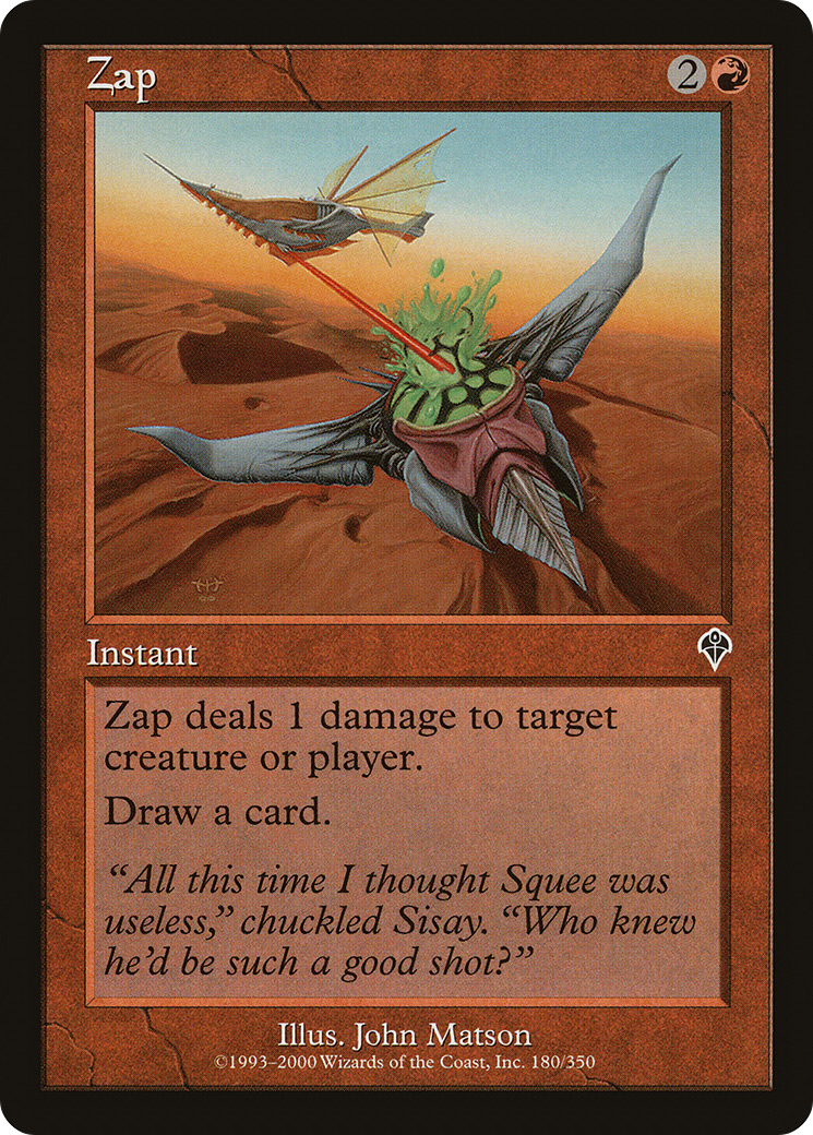 Zap (INV-180) - Invasion Foil