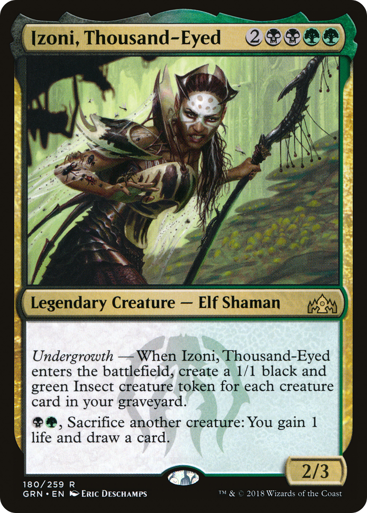 Izoni, Thousand-Eyed (GRN-180) - Guilds of Ravnica