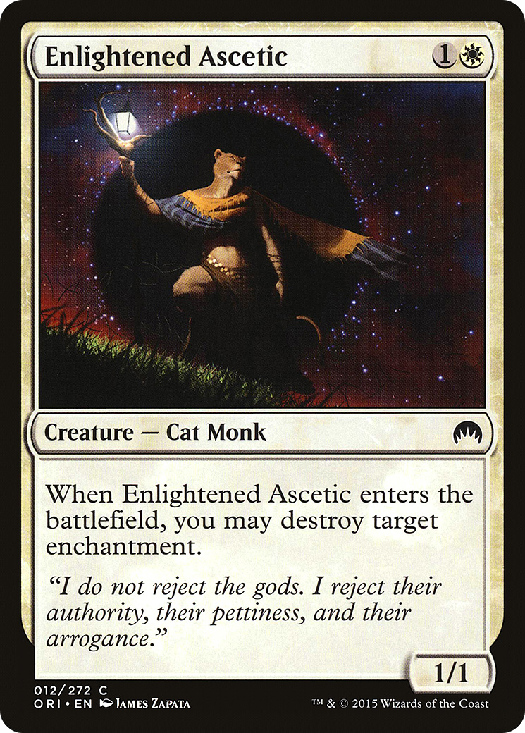 Enlightened Ascetic (ORI-012) - Magic Origins