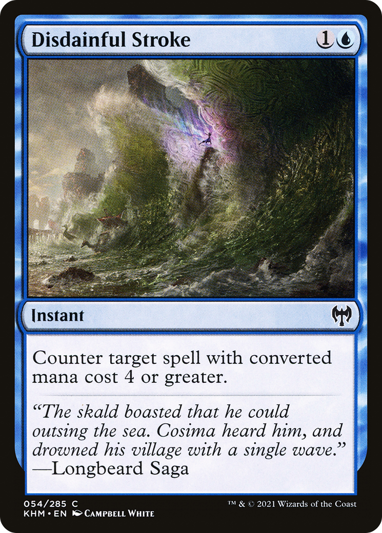 Disdainful Stroke (KHM-054) - Kaldheim Foil