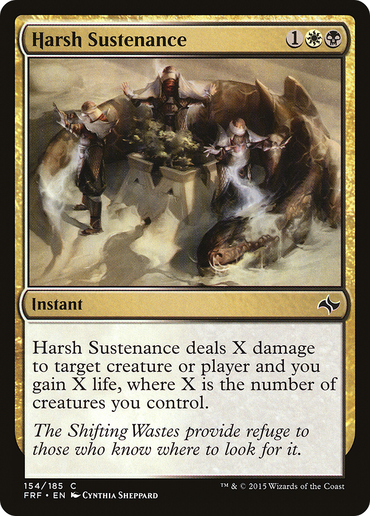 Harsh Sustenance (FRF-154) - Fate Reforged