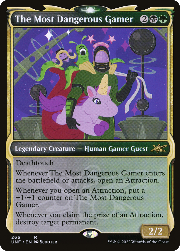 The Most Dangerous Gamer (UNF-266) - Unfinity: (Showcase) Foil
