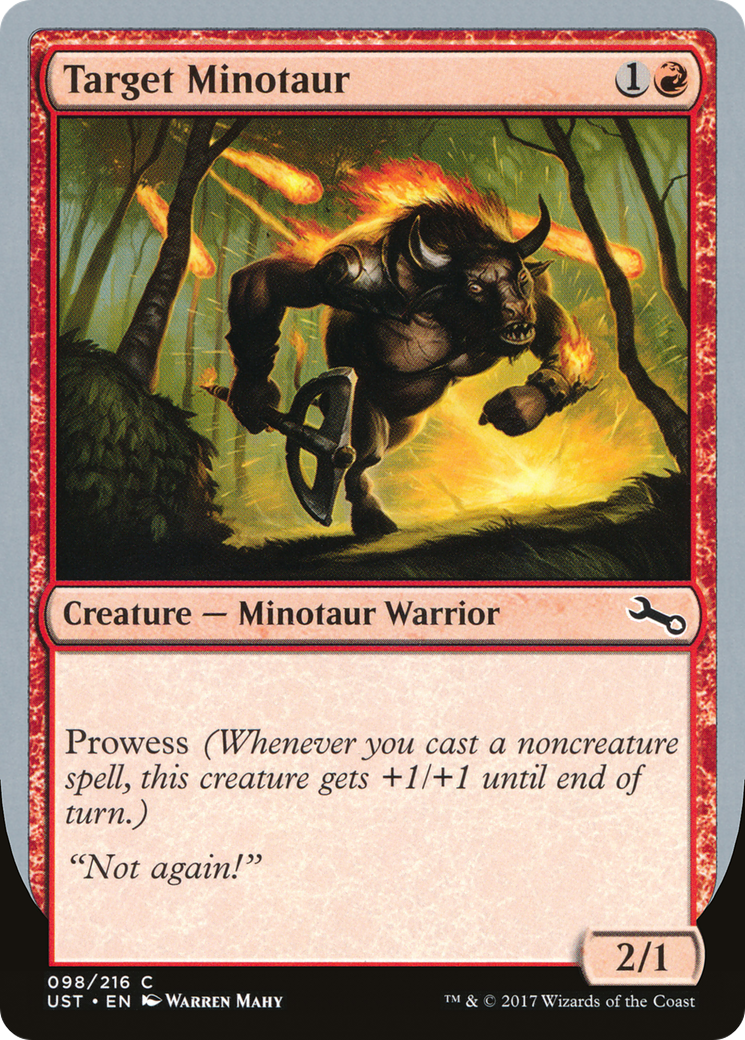 Target Minotaur (UST-98C) - Unstable Foil