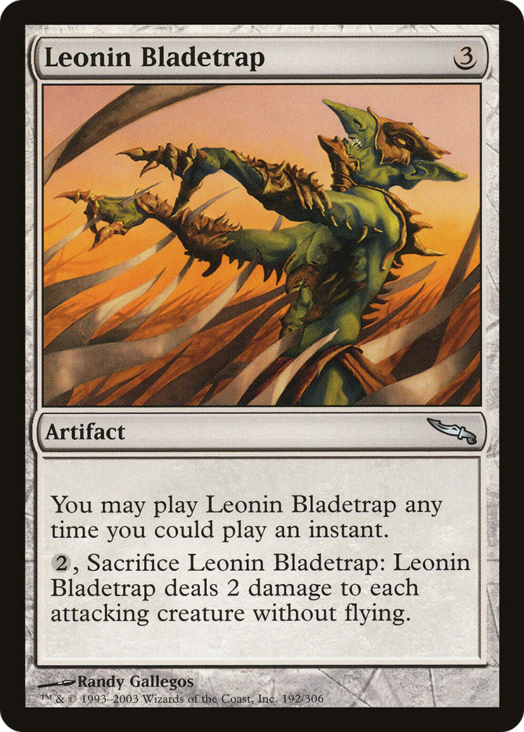 Leonin Bladetrap (MRD-192) - Mirrodin Foil