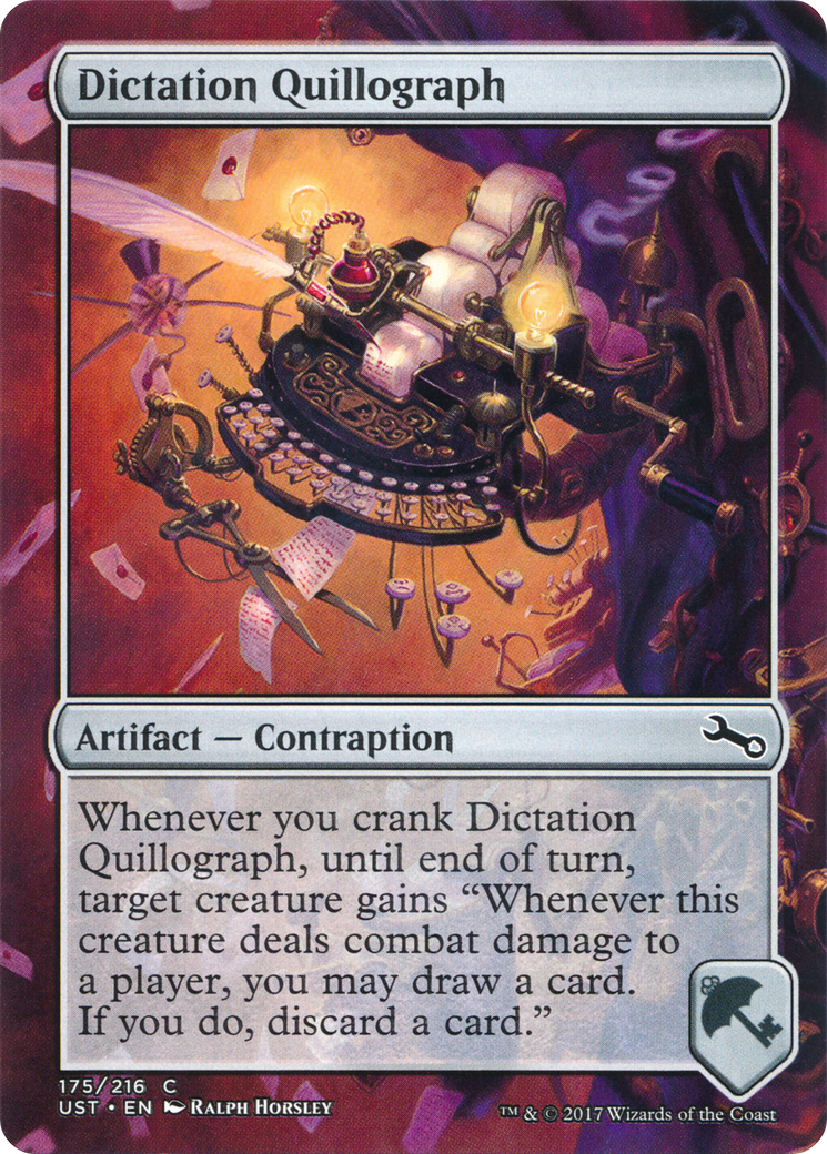 Dictation Quillograph (UST-175) - Unstable (Borderless) Foil
