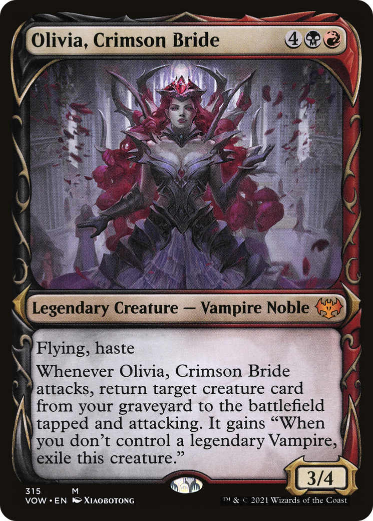 Olivia, Crimson Bride (VOW-315) - Innistrad: Crimson Vow: (Showcase)