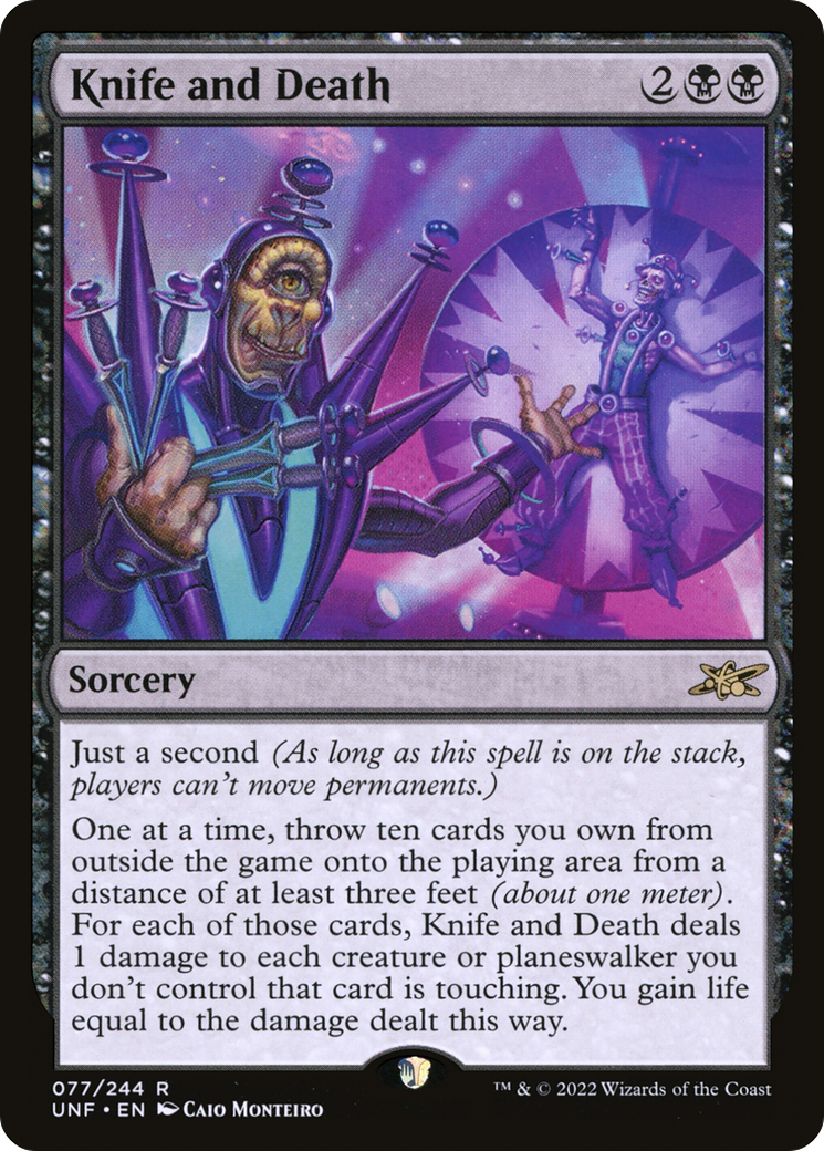 Knife and Death (UNF-077) - Unfinity