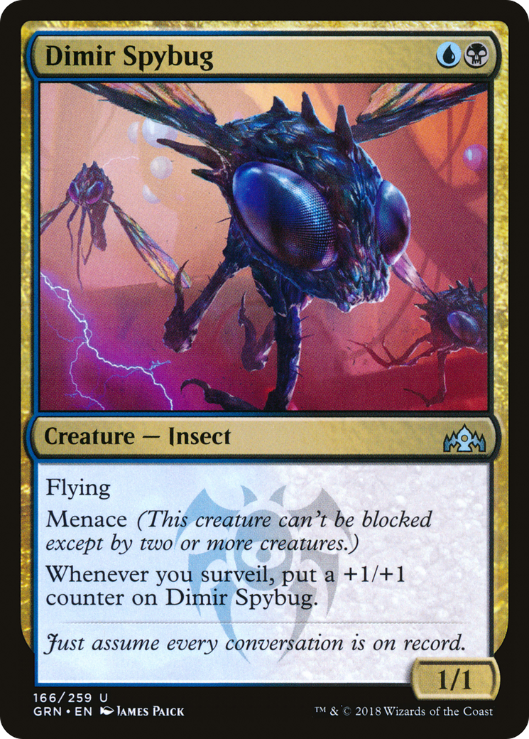 Dimir Spybug (GRN-166) - Guilds of Ravnica Foil