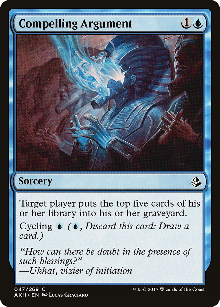 Compelling Argument (AKH-047) - Amonkhet Foil
