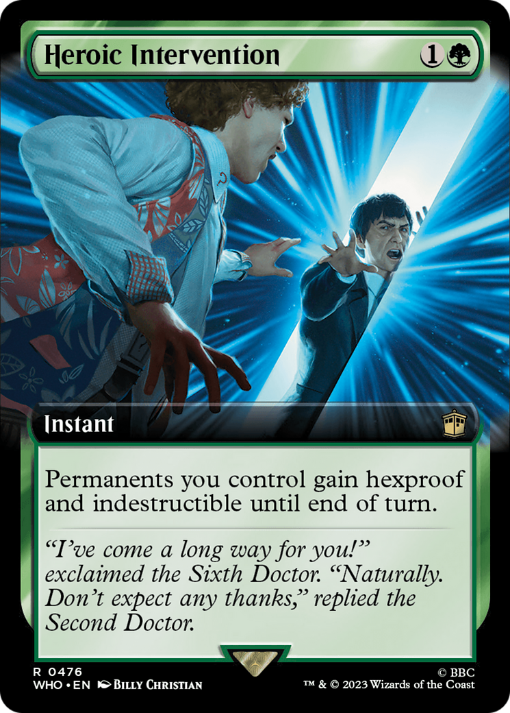 Heroic Intervention (WHO-476) - Doctor Who: (Extended Art) Foil