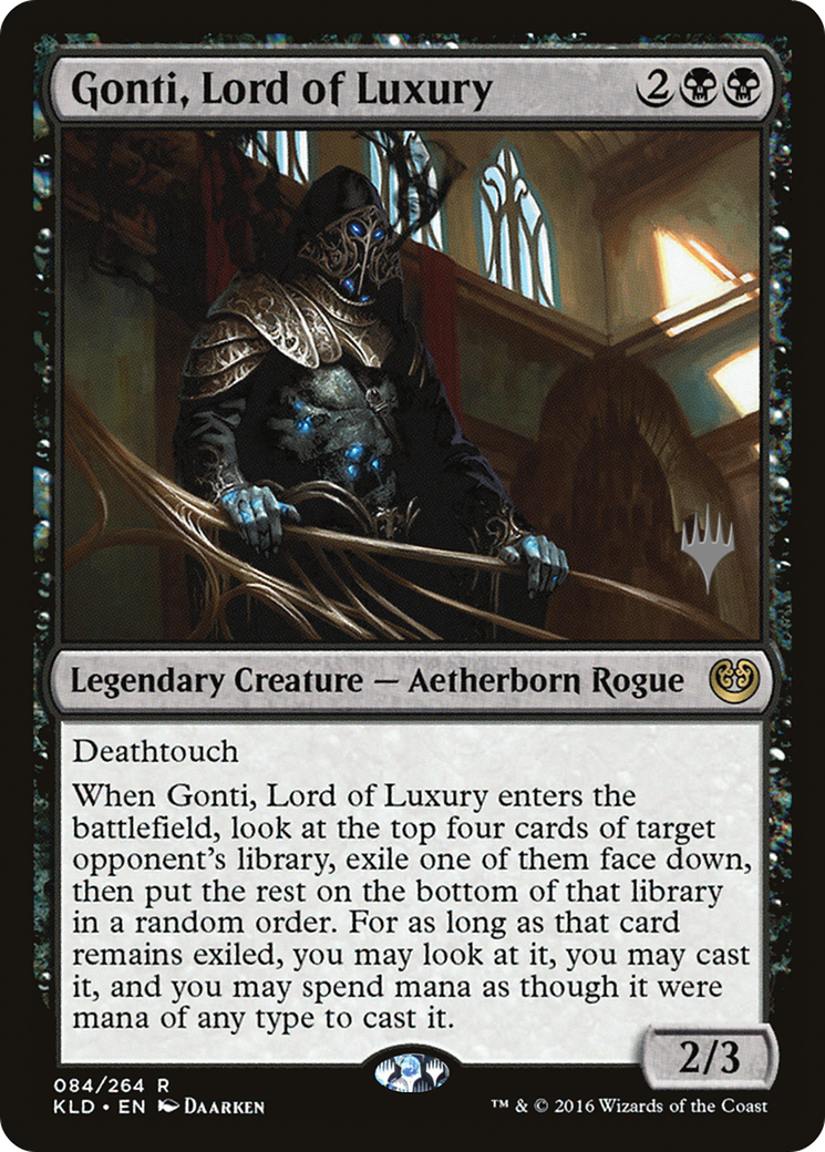 Gonti, Lord of Luxury (PPM21-84P) - Kaladesh Promos