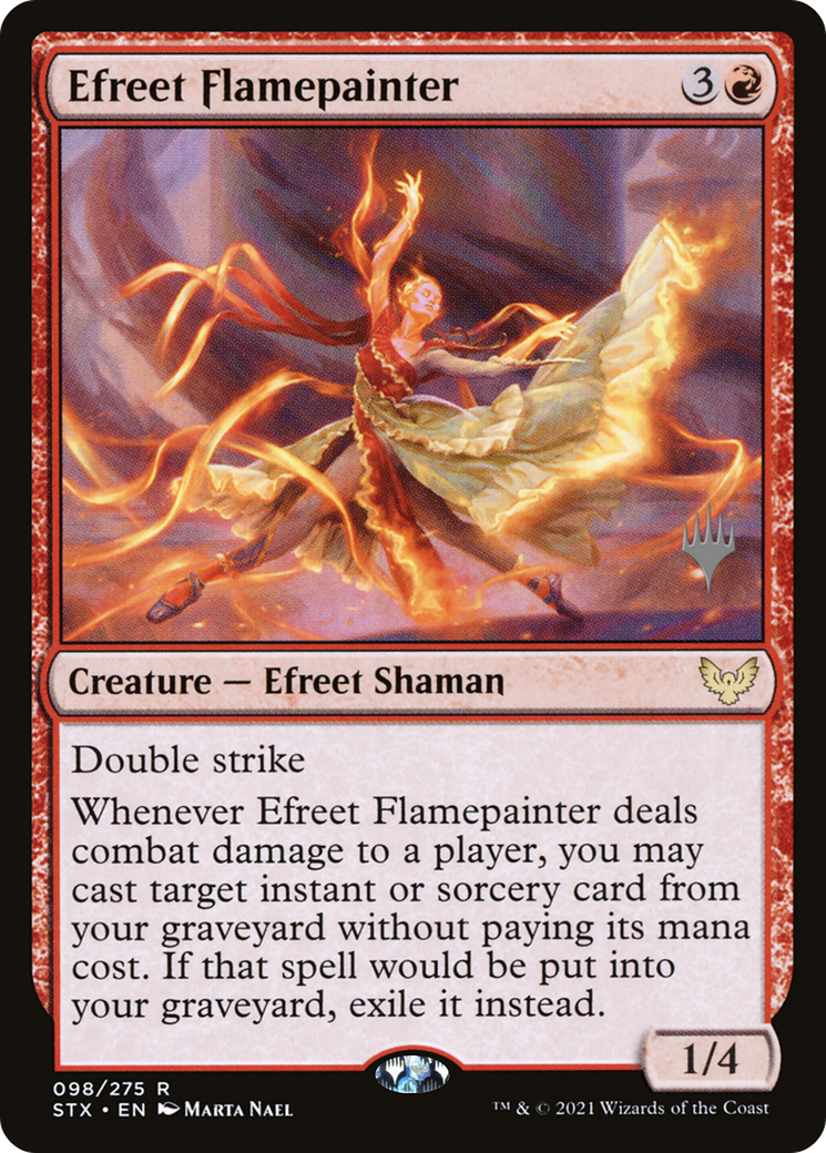 Efreet Flamepainter (PPSTX-98P) - Strixhaven: School of Mages Promos