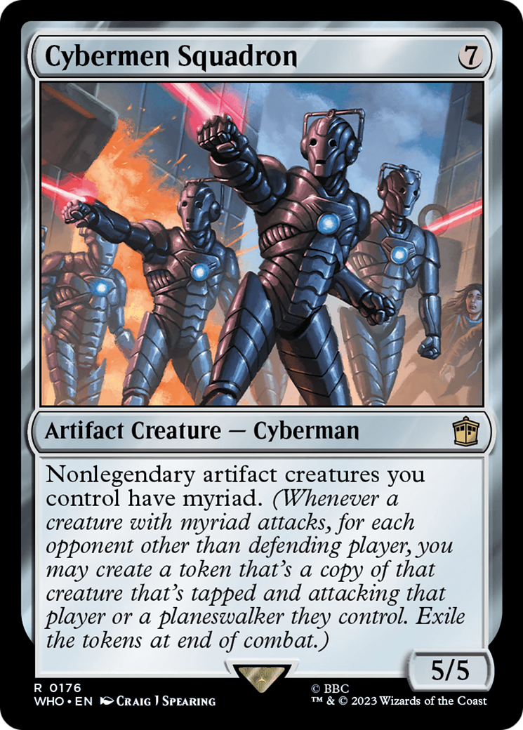 Cybermen Squadron (WHO-176) - Doctor Who