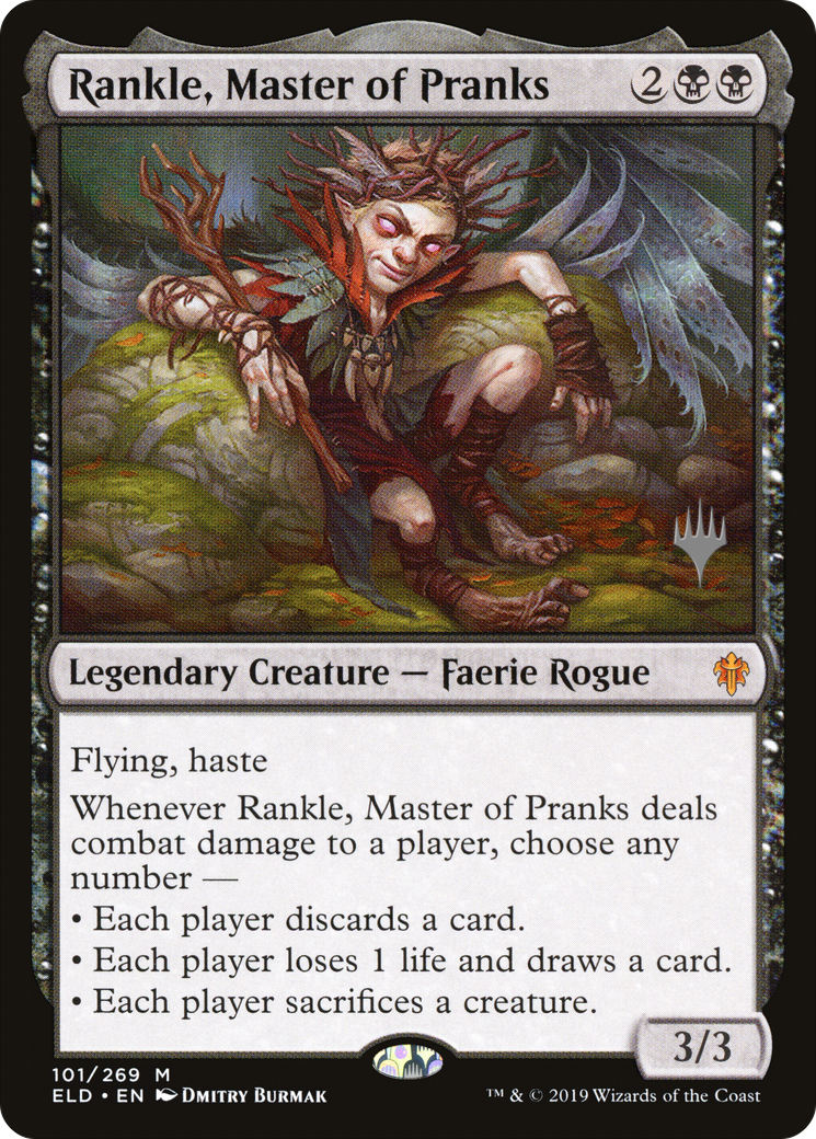 Rankle, Master of Pranks (PPELD-101) - Throne of Eldraine Promos Foil