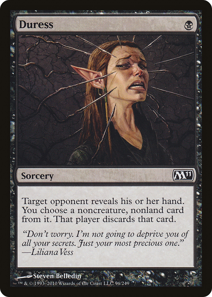 Duress (M11-096) - Magic 2011 Foil