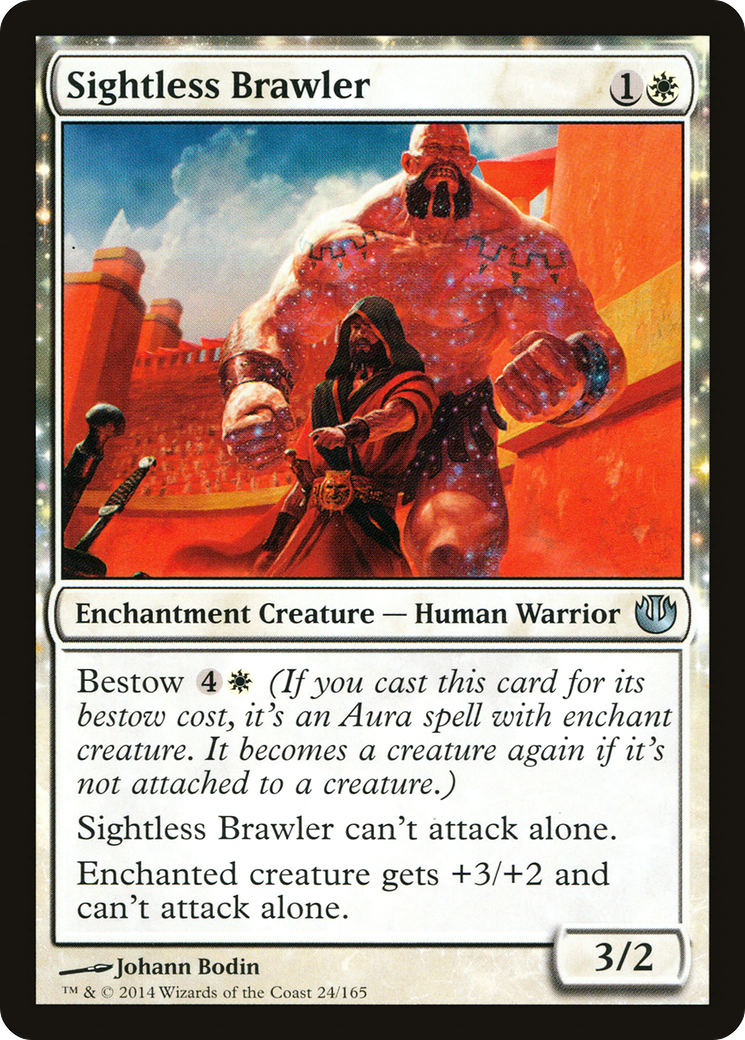 Sightless Brawler (JOU-024) - Journey into Nyx: (enchantment) Foil