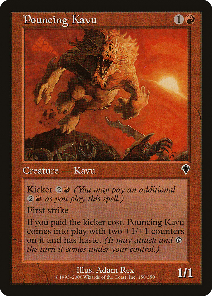 Pouncing Kavu (INV-158) - Invasion