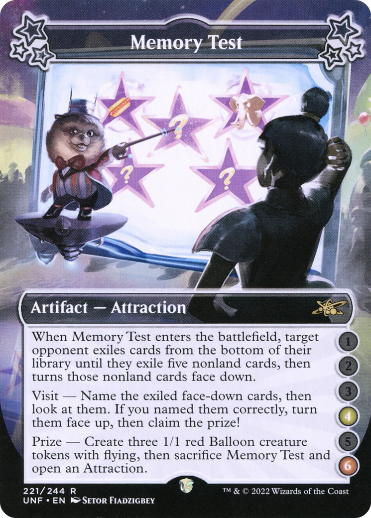 Memory Test (UNF-221A) - Unfinity Foil