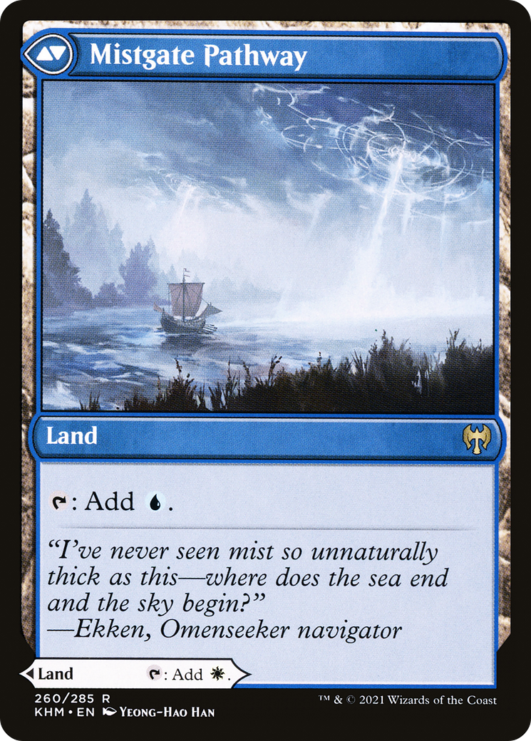 Hengegate Pathway // Mistgate Pathway (KHM-260) - Kaldheim Foil