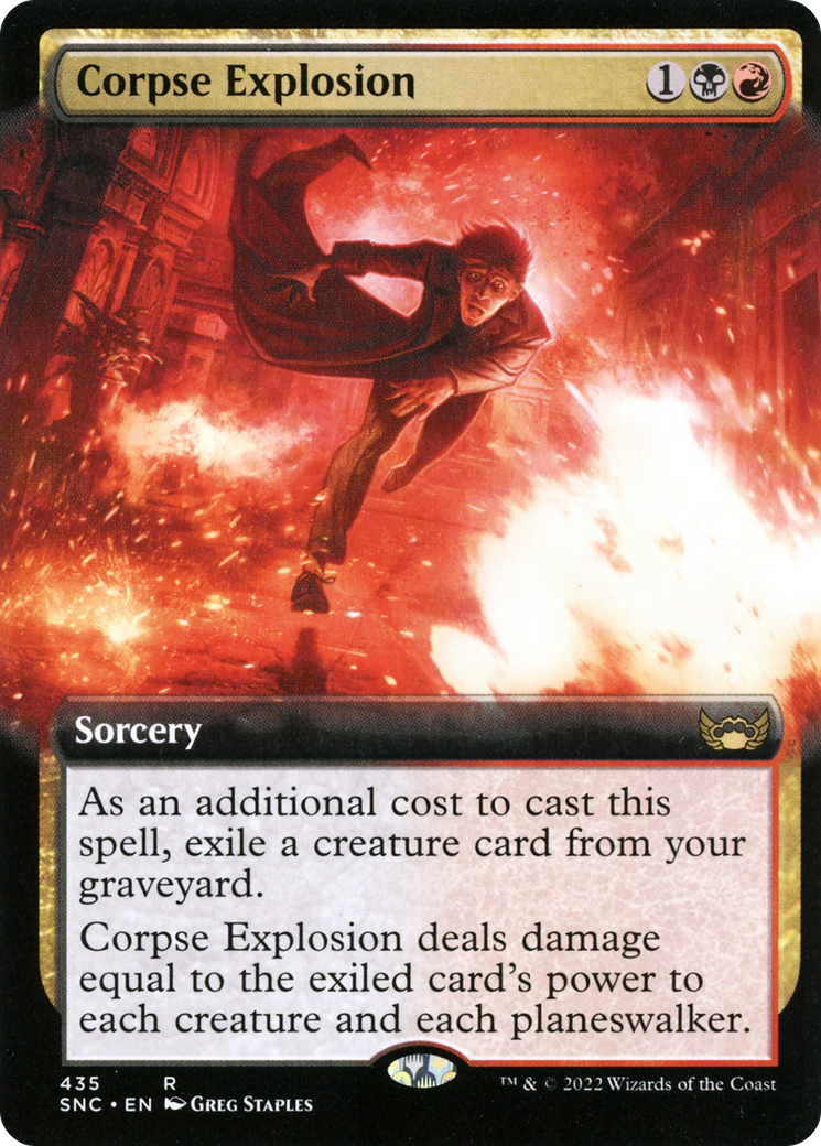 Corpse Explosion (SNC-435) - Streets of New Capenna: (Extended Art)