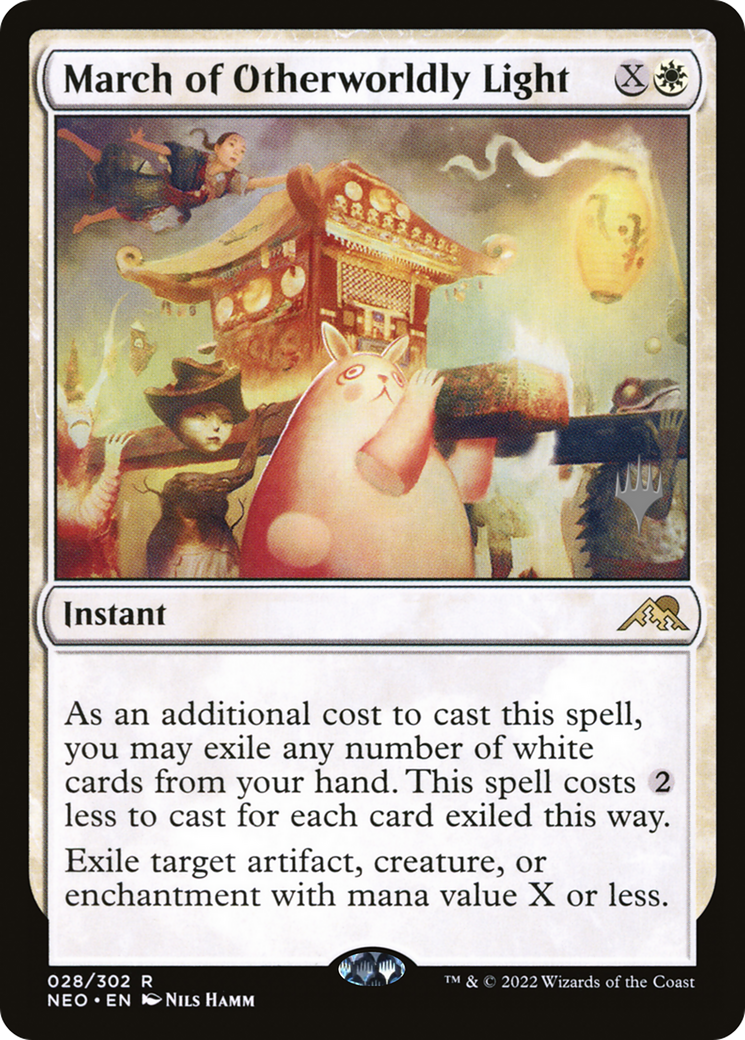 March of Otherworldly Light (PPNEO-28P) - Kamigawa: Neon Dynasty Promos