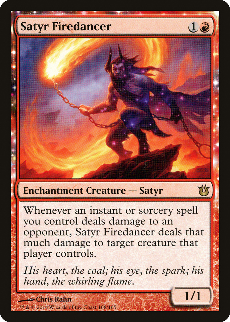 Satyr Firedancer (BNG-108) - Born of the Gods: (enchantment)